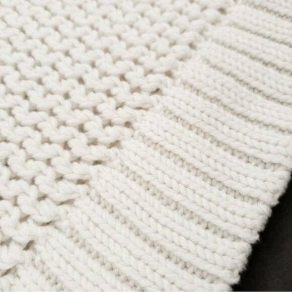 Tory Burch White/Black Sweater | Size S - Picture 6 of 11